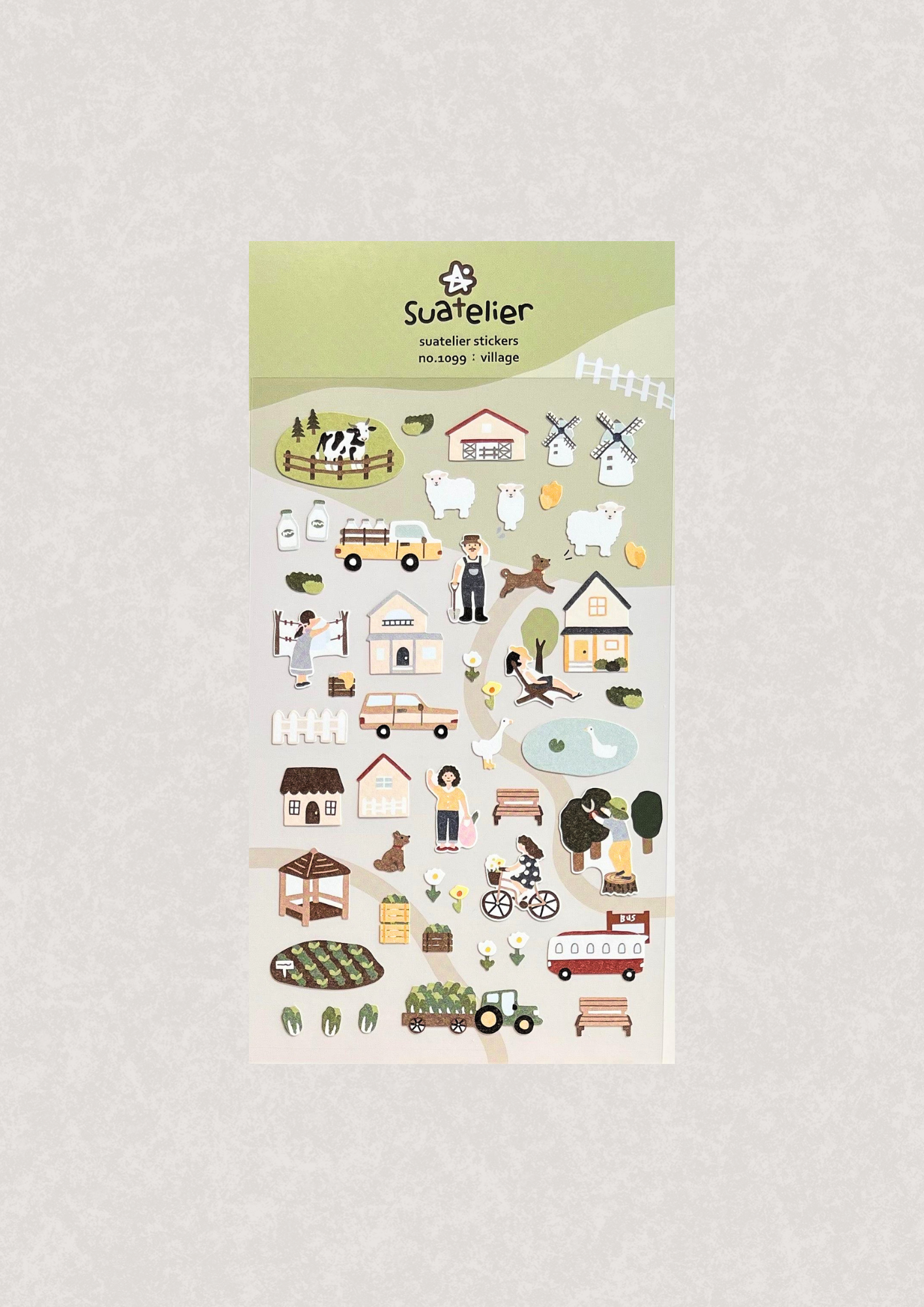 Suatelier stickers - Village
