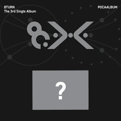 Album cover with a question mark and '8TURN' branding on a dark background