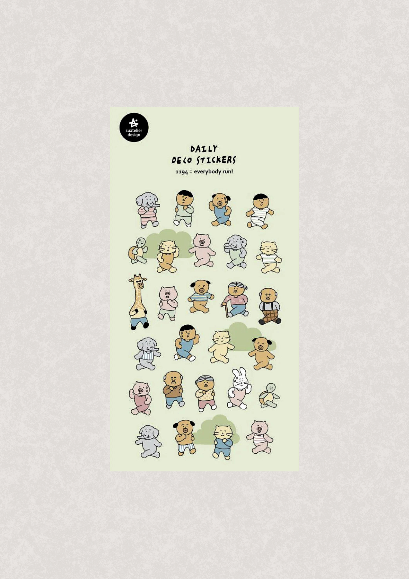 Suatelier stickers - Everybody Run!