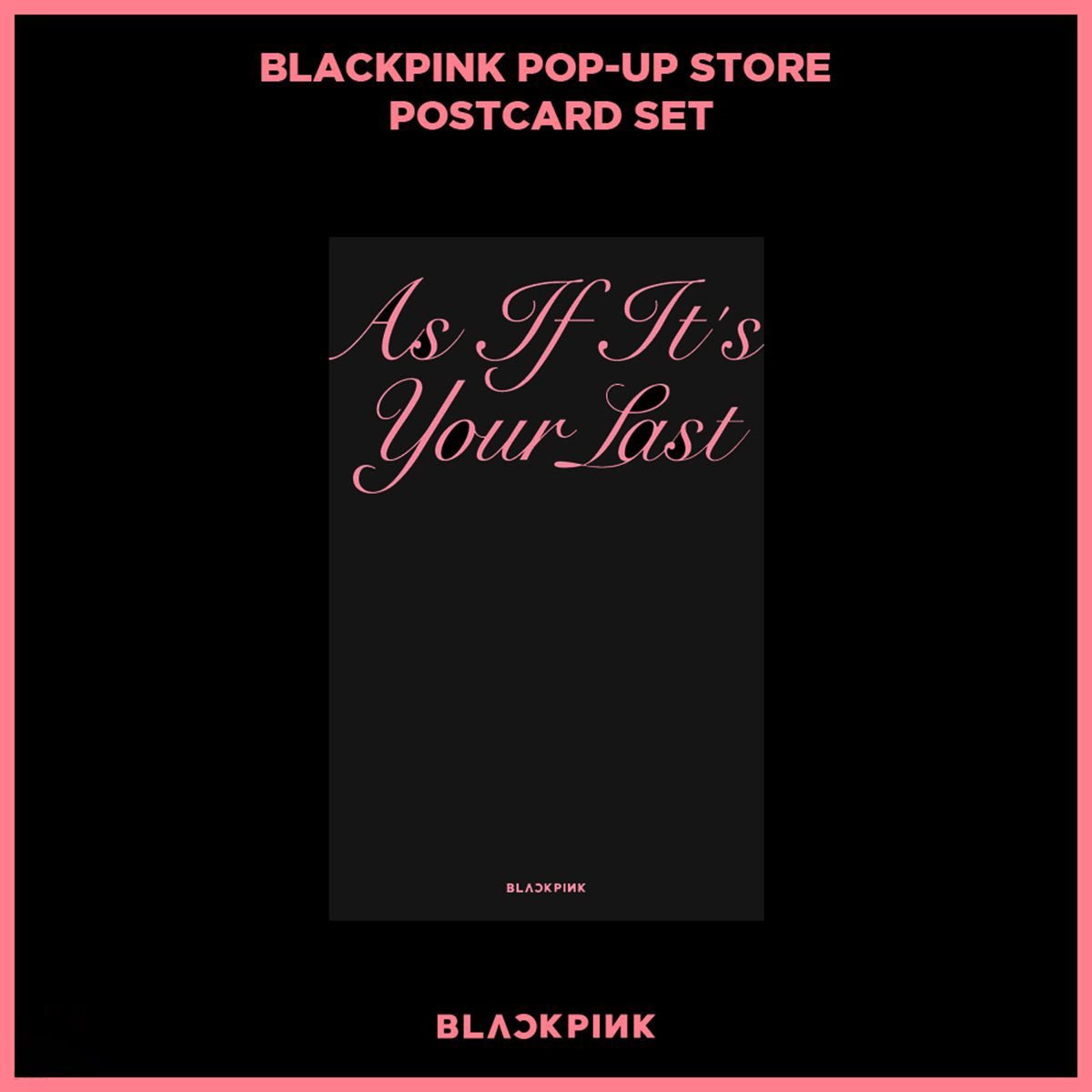 BLACKPINK - POP-UP STORE POSTCARD SET