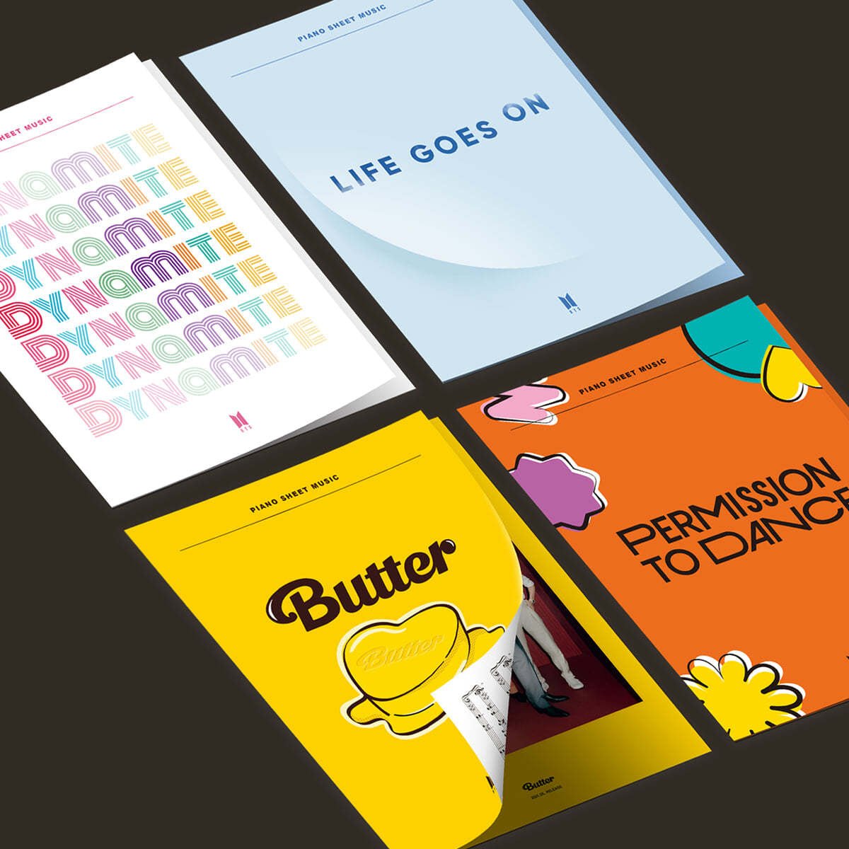 BTS PIANO SHEET MUSIC PACKAGE