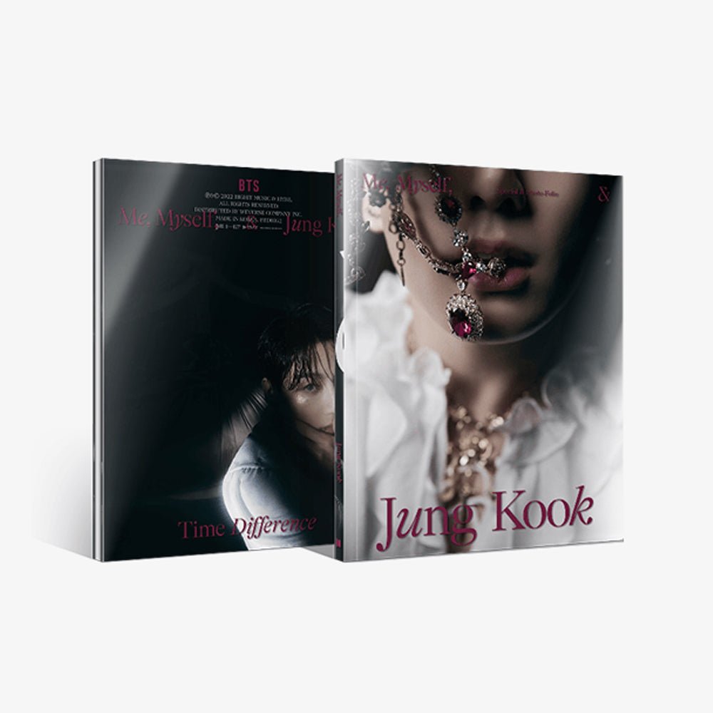 JUNG KOOK - SPECIAL 8 PHOTO-FOLIO ME, MYSELF, AND JUNG KOOK 'TIME DIFFERENCE'