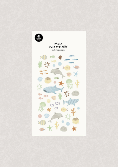 Suatelier stickers - Aqua Aqua