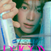TWS'sHanjin holding a bottle with 'D'ICON' branding, framed by similar bottles in the foreground