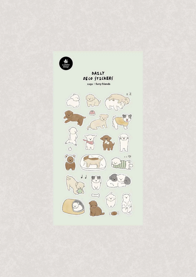 Suatelier stickers - Furry Friends