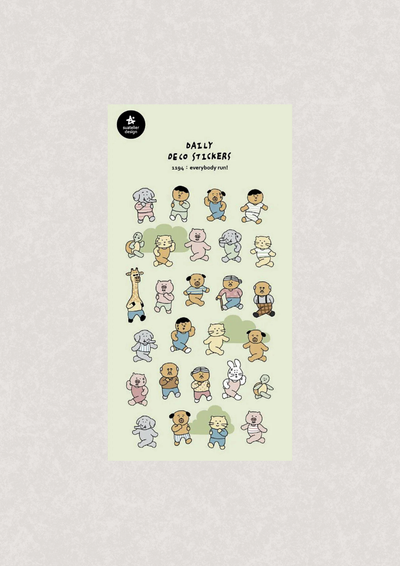Suatelier stickers - Everybody Run!