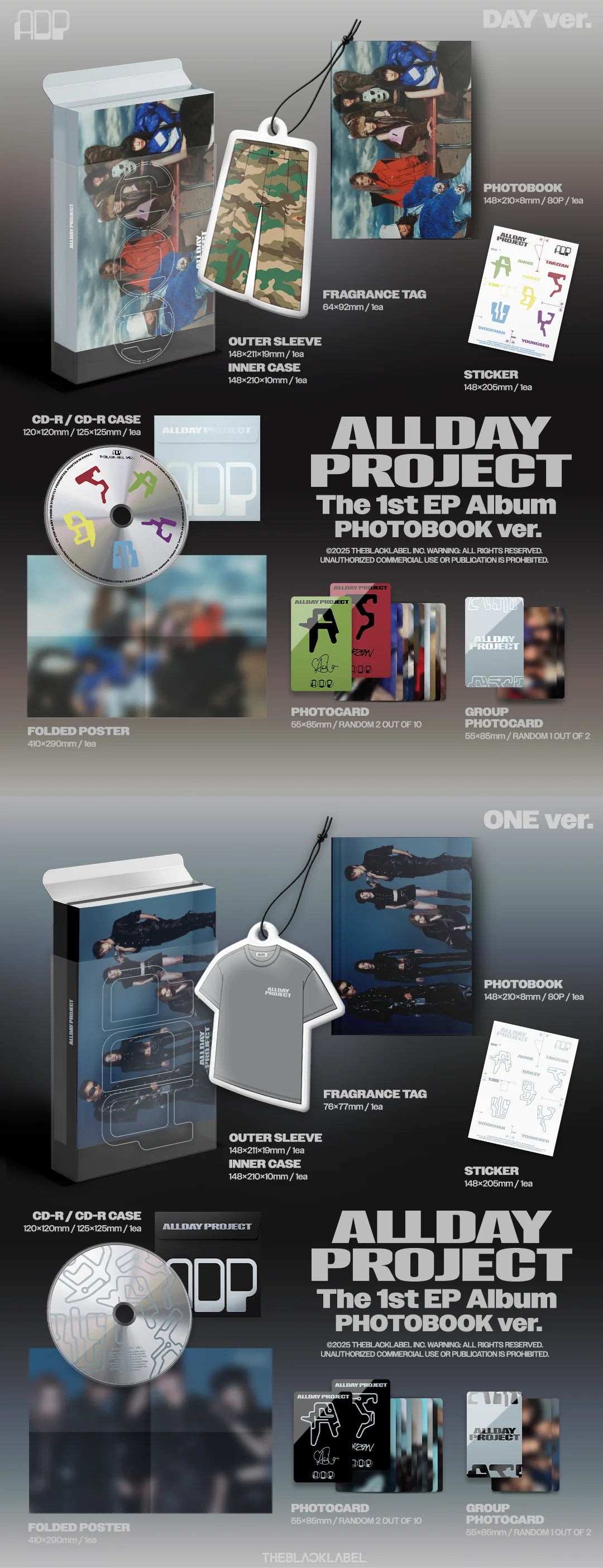 ALLDAY PROJECT - 1st EP Album [ALLDAY PROJECT] PHOTOBOOK Ver.