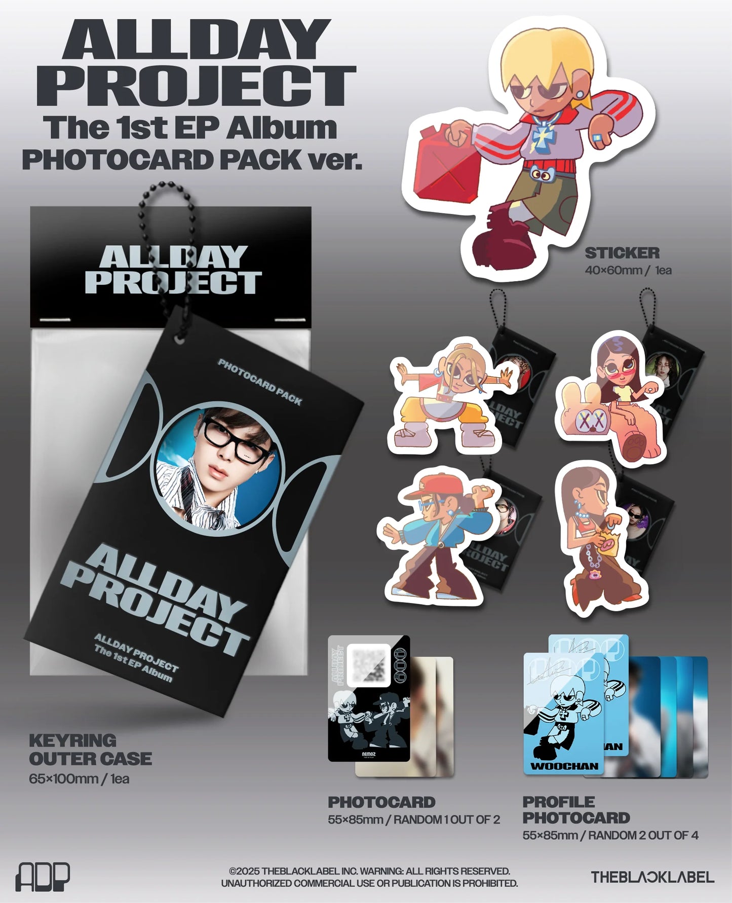 ALLDAY PROJECT - 1st EP Album [ALLDAY PROJECT] PHOTOCARD PACK Ver.