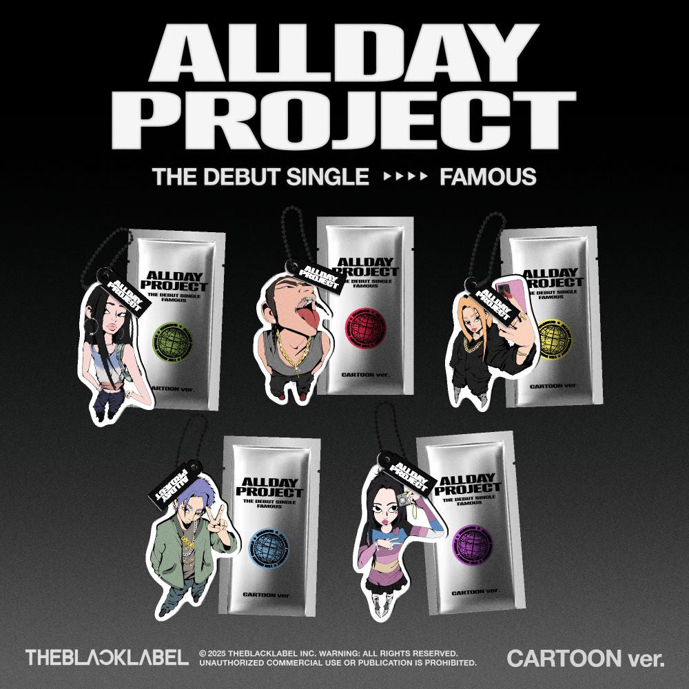 ALLDAY PROJECT - The Debut Single [FAMOUS] CARTOON Ver. / GIFT