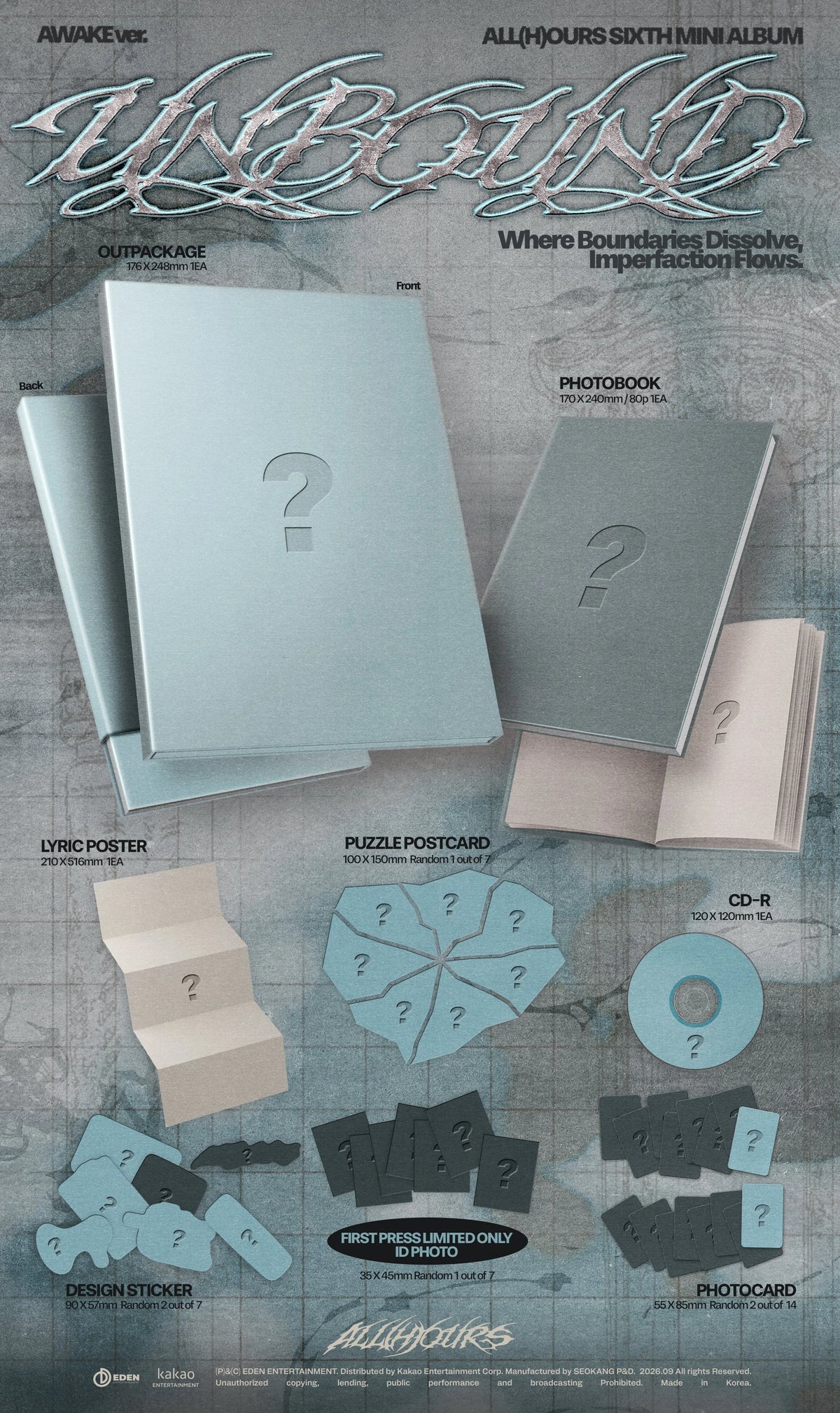 ALL(H)OURS - 6th Mini Album [UNBOUND]