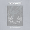 Album cover with text 'AMPERS&ONE 4th Mini Album Definition' on a gray background