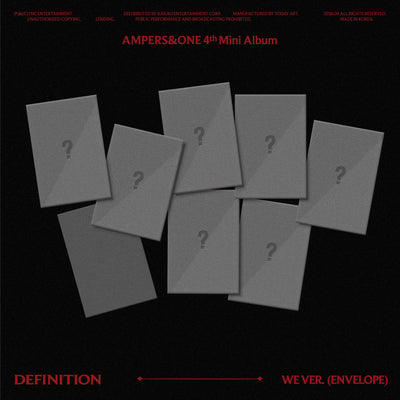[PRE-ORDER] AMPERS&ONE - 4th Mini Album [DEFINITION] WE Ver. + POB