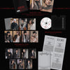 Promotional image of Ampers&One 4th Mini Album 'Definition' with multiple images of the members, a CD, and printed materials on a black background.