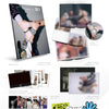B1A4's album packaging with photos, text, and branding on a white background