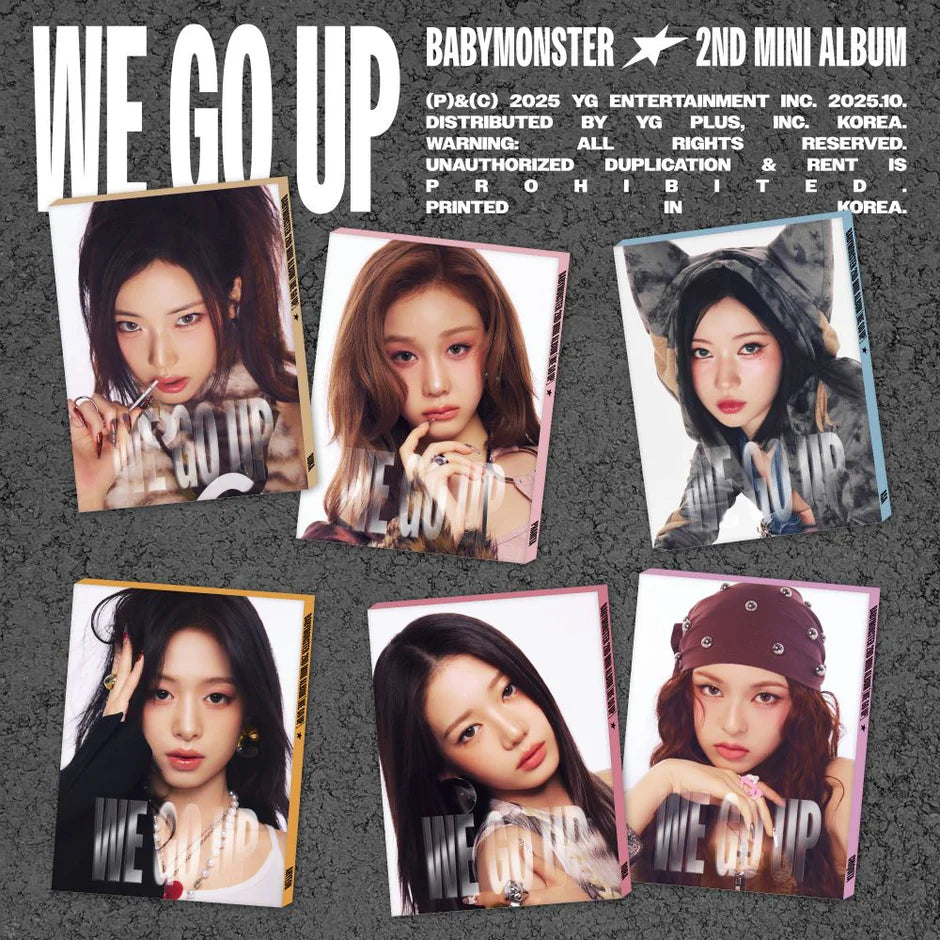 BABYMONSTER - 2nd Mini Album [WE GO UP] PATTERN Ver.