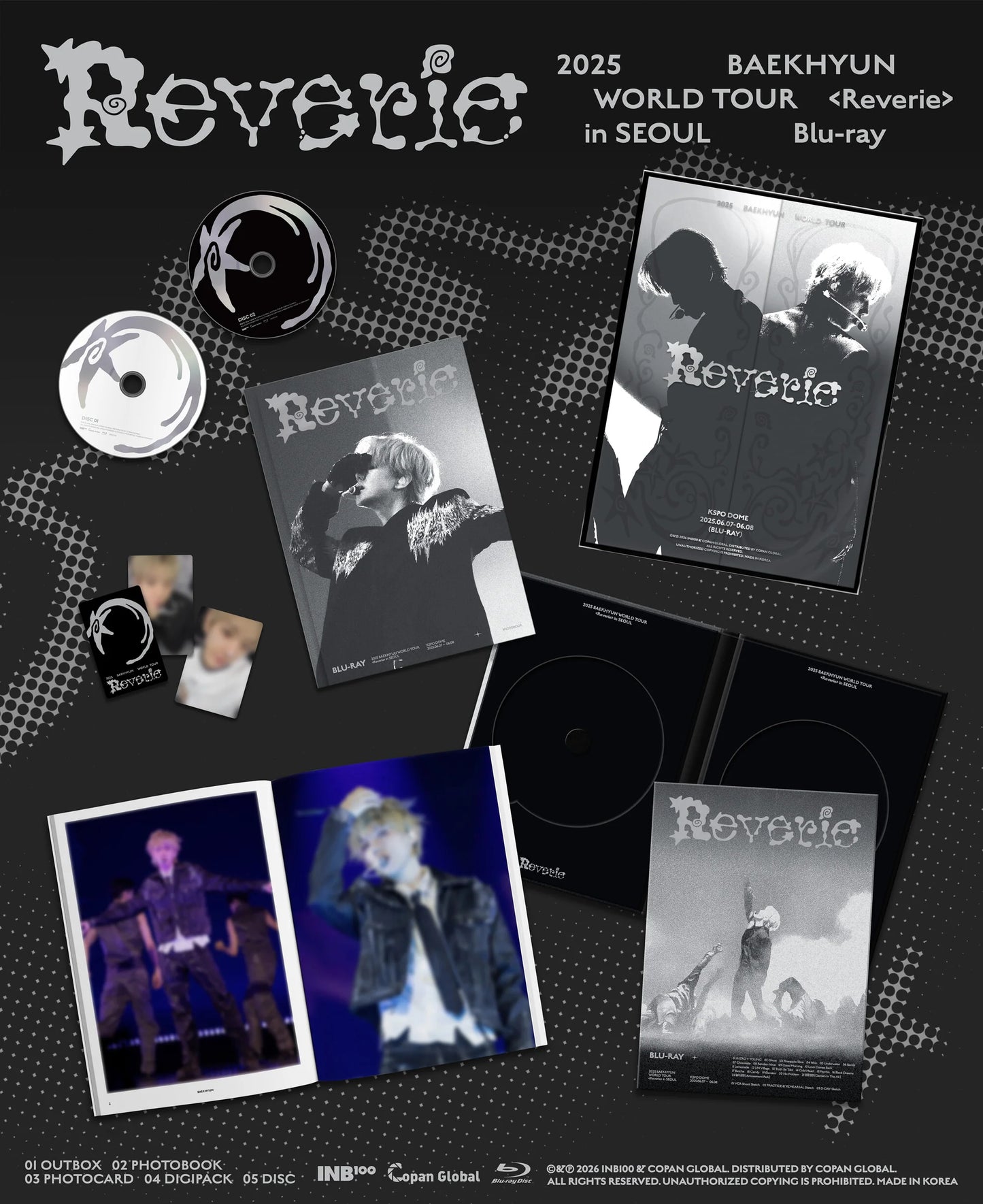 BAEKHYUN - 2025 BAEKHYUN WORLD TOUR [Reverie] in SEOUL Blu-ray