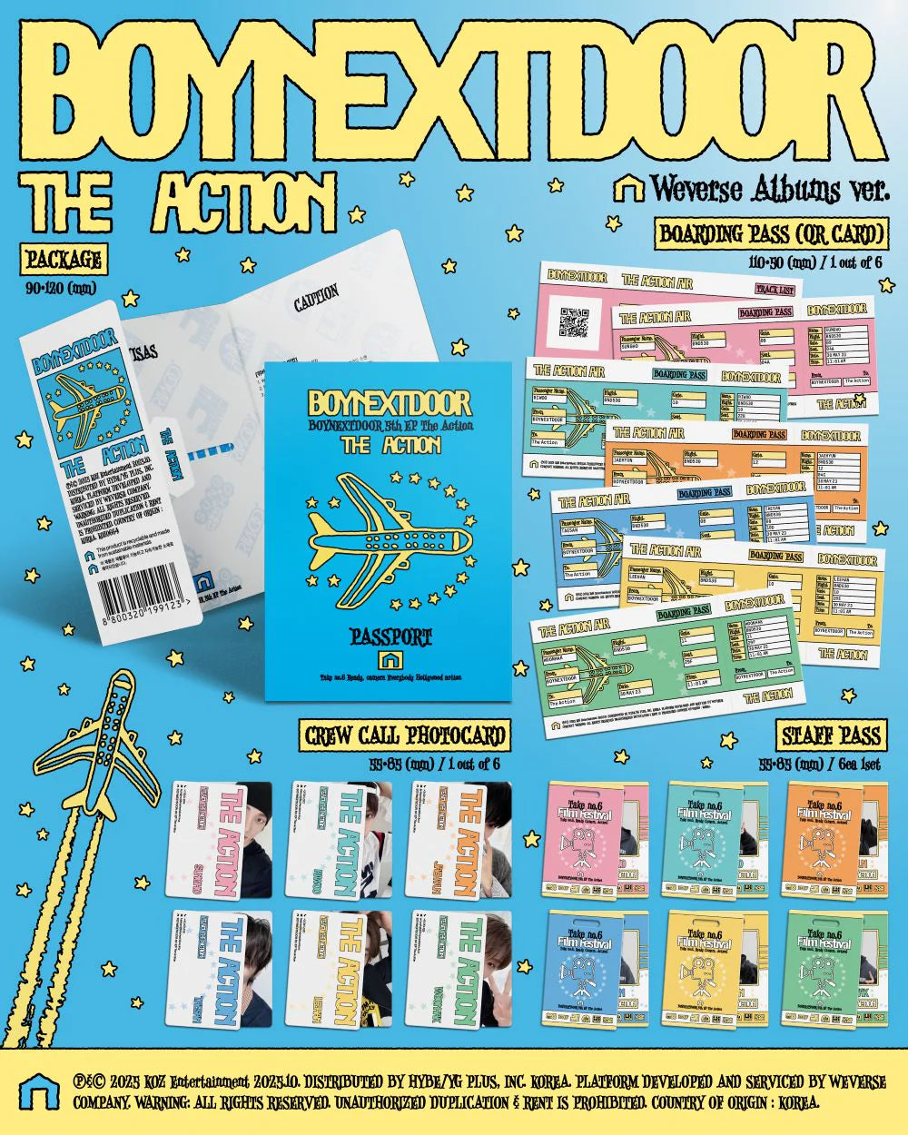 BOYNEXTDOOR - 5th EP [The Action] Weverse Albums Ver.