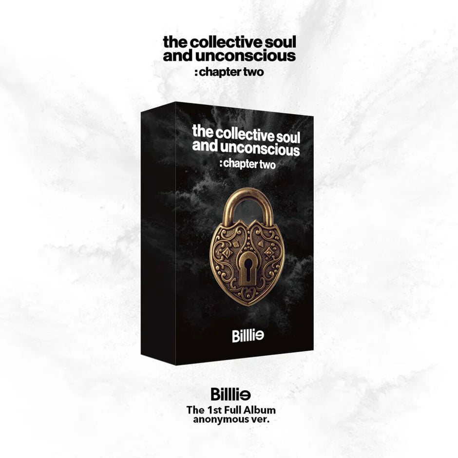 Album packaging for 'the collective soul and unconscious: chapter two' by Billie on a white background.