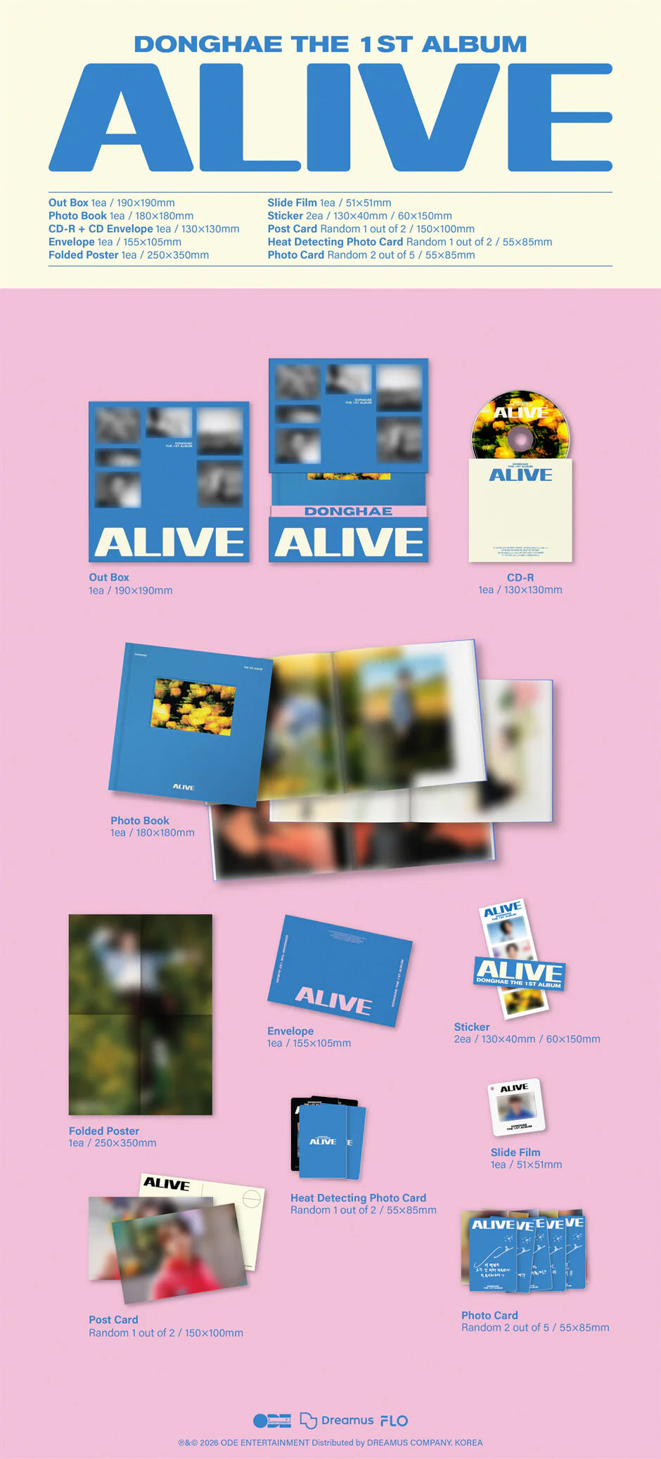 DONGHAE - 1st Album [ALIVE] Photobook Ver.