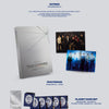 Product packaging for ENHYPEN's 'The Cosmic' Complete Edition with various items displayed