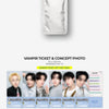 ENHYPEN's Campus Life coupon card collection inclusions with concept photos and cards on a white background