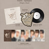 EPEX 7th EP Album 'Youth: Epilogue' with Wappen, cover, mini LP card, and photo cards on a beige background