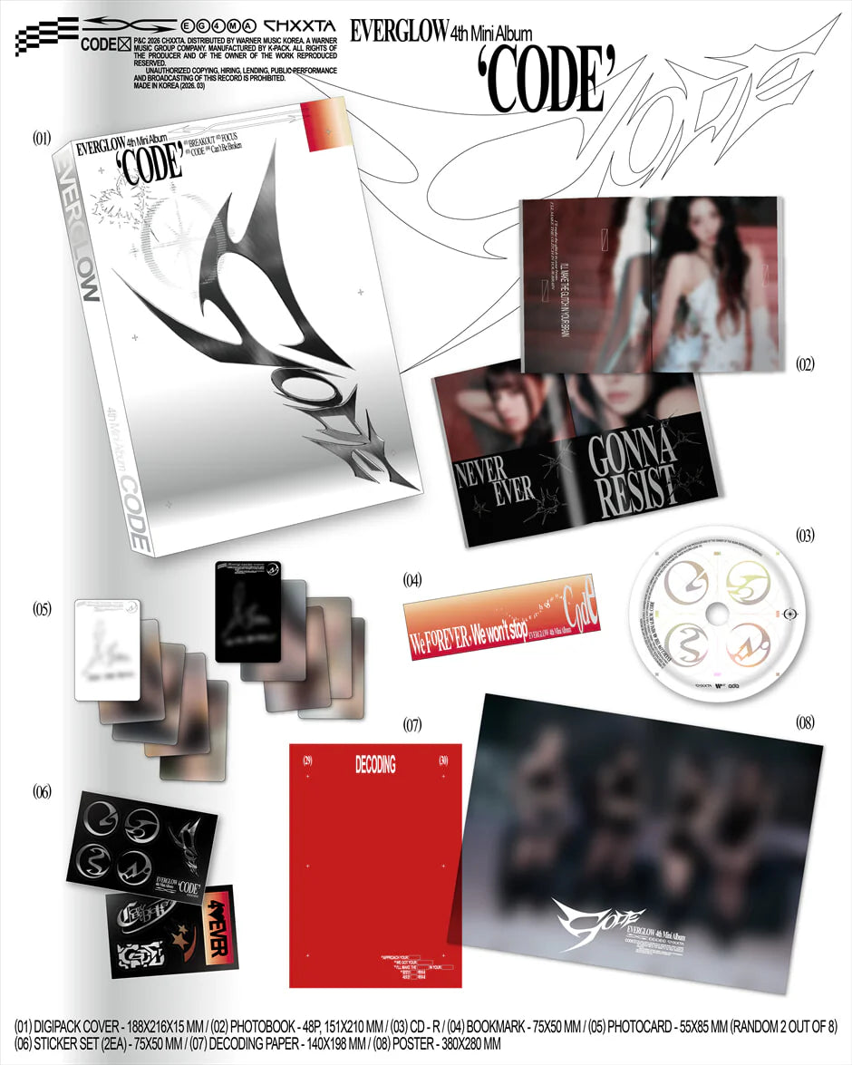 EVERGLOW - [CODE] Photobook Ver.