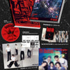 Album packaging for EVINNE's 'Backtalk' with multiple items including CD, photo book, and promotional materials.