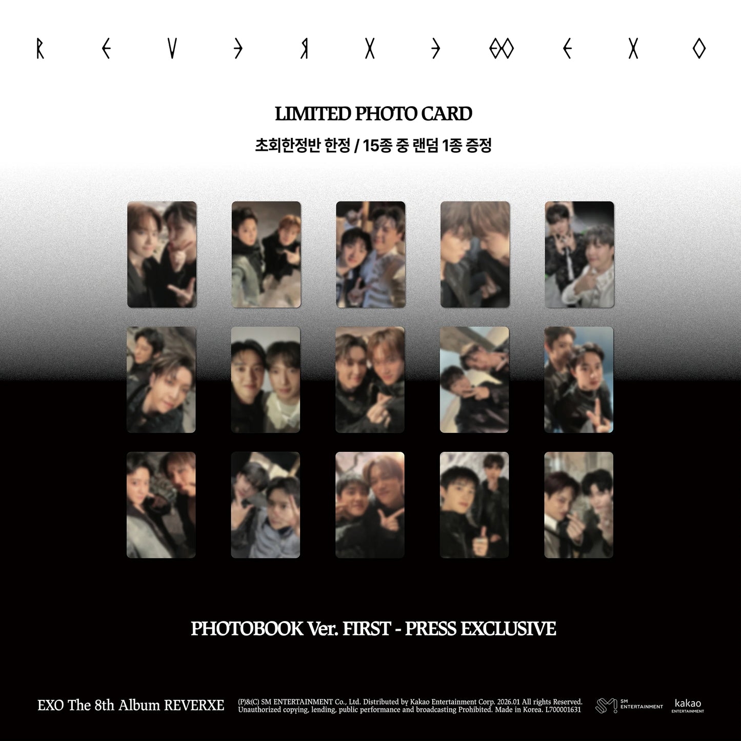 EXO - 8th Album [REVERXE] PHOTOBOOK Ver. (Random)