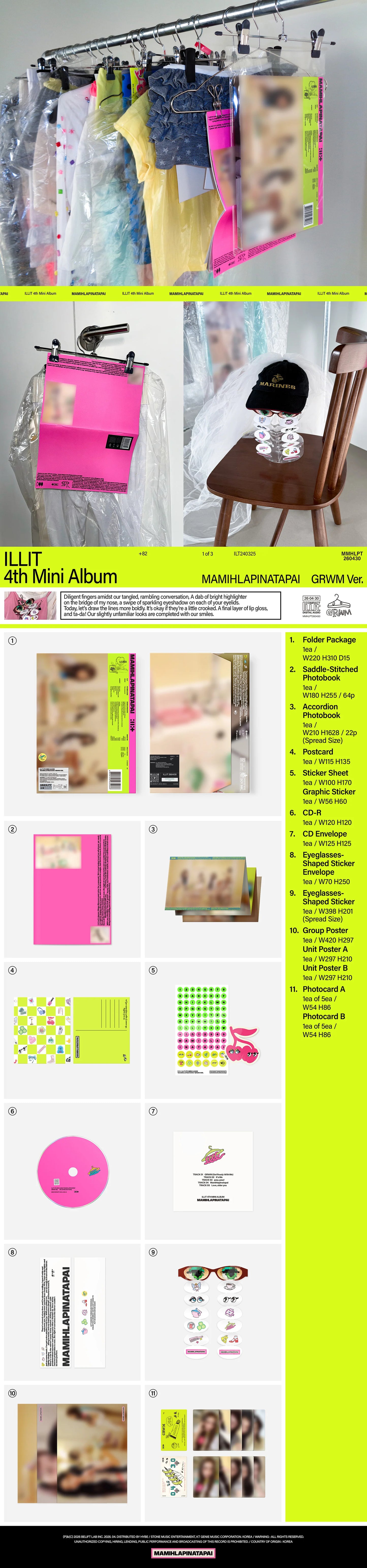 [PRE-ORDER] ILLIT - 4th Mini Album [MAMIHLAPINATAPAI] Standard Ver. + POB
