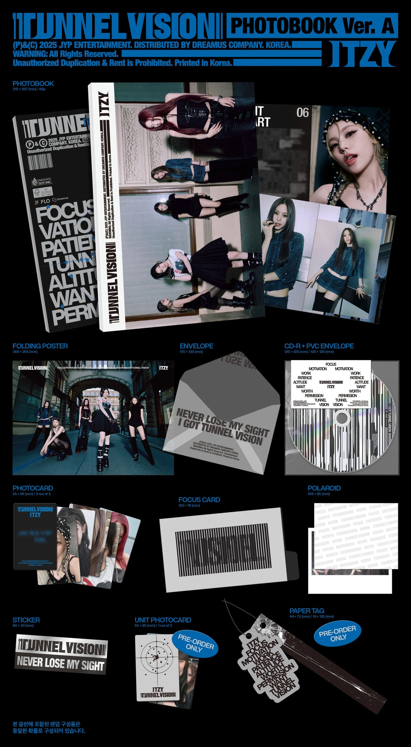 ITZY - [TUNNEL VISION] Photobook Ver.