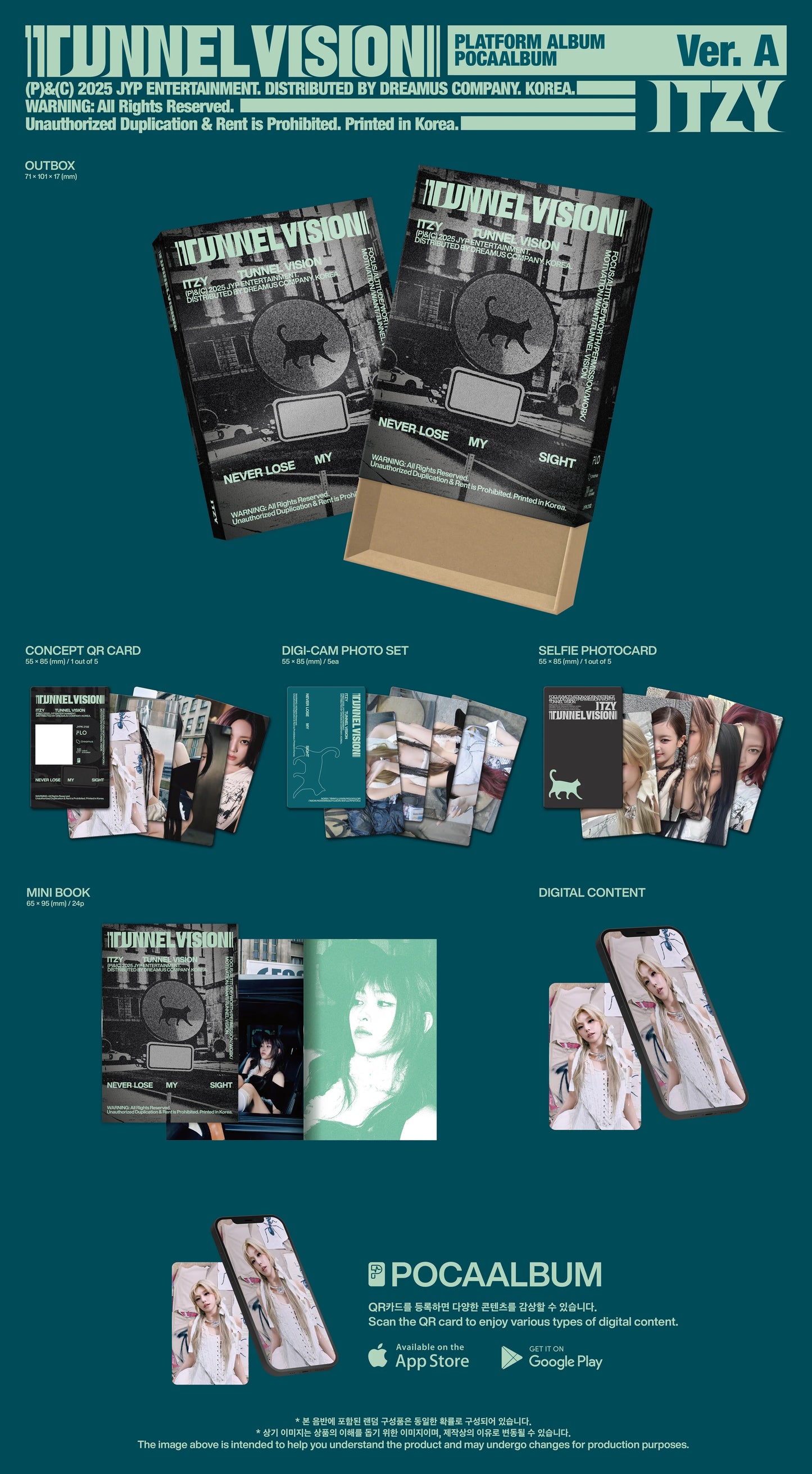 ITZY - [TUNNEL VISION] POCAALBUM Ver.