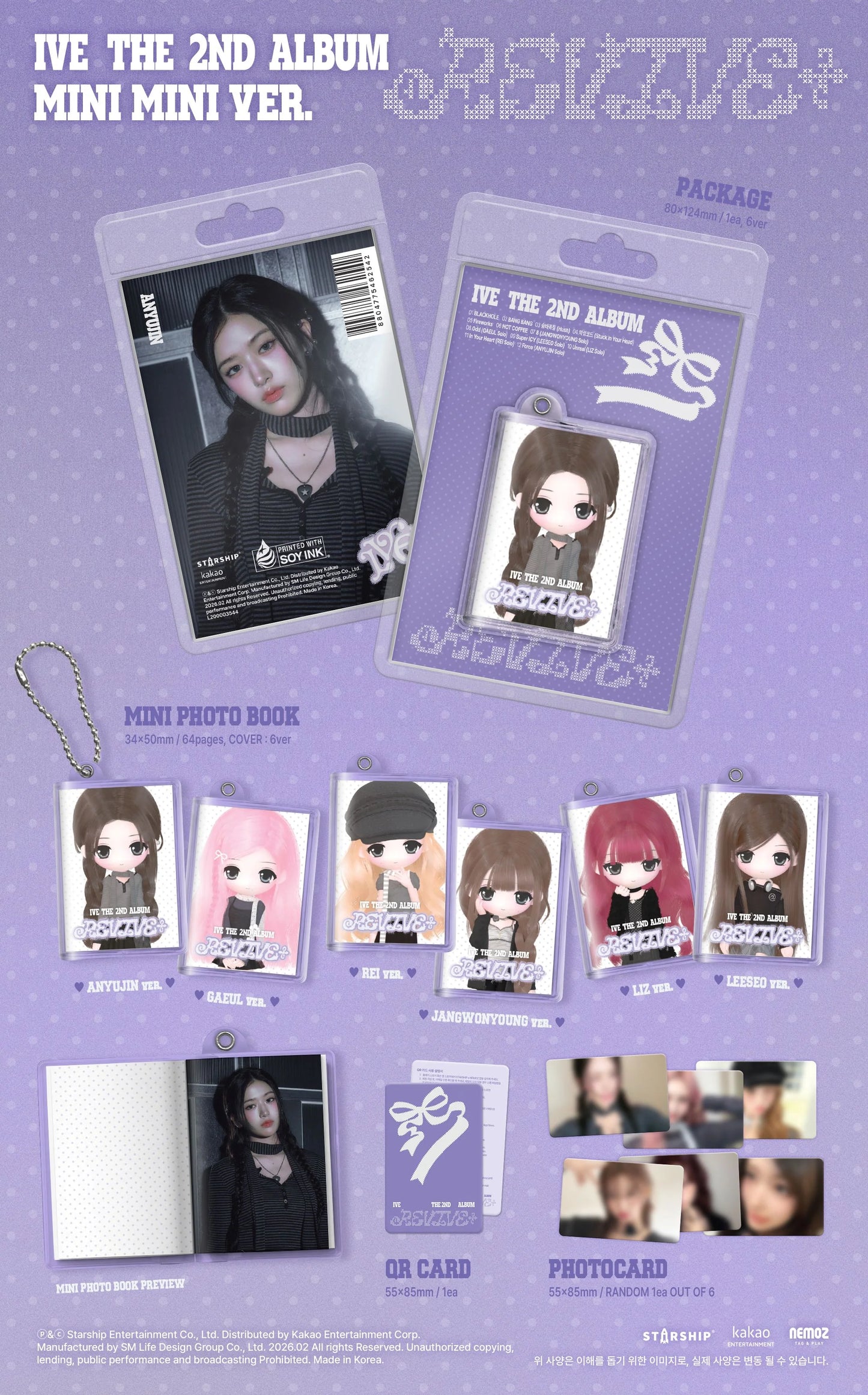 IVE - 2nd Album [REVIVE+] MINI MINI Ver.