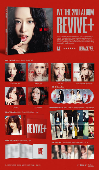 IVE - 2nd Album [REVIVE+] Digipack Ver.
