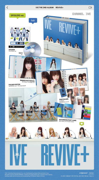 IVE - 2nd Album [REVIVE+] SPOILERS Ver.