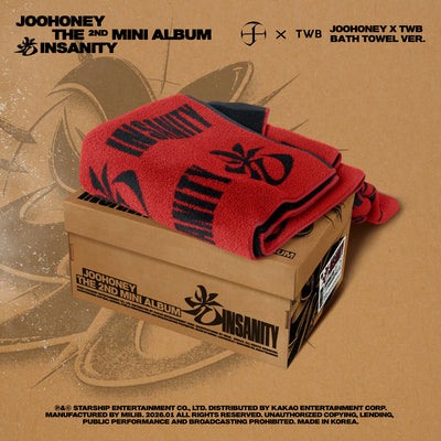 JOOHONEY - 2nd Mini Album [光 (INSANITY)] JOOHONEY X TWB BATH TOWEL Ver.