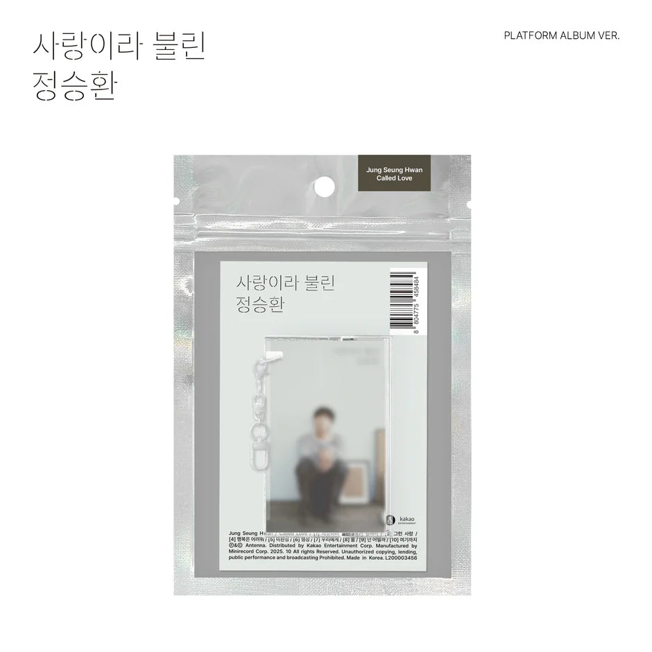 JUNG SEUNG HWAN – CALLED LOVE Platform Ver.