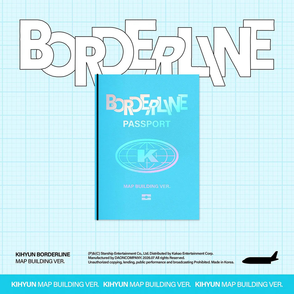 [PRE-ORDER] KIHYUN - EP [BORDERLINE] MAP BUILDING Ver. (Limited)
