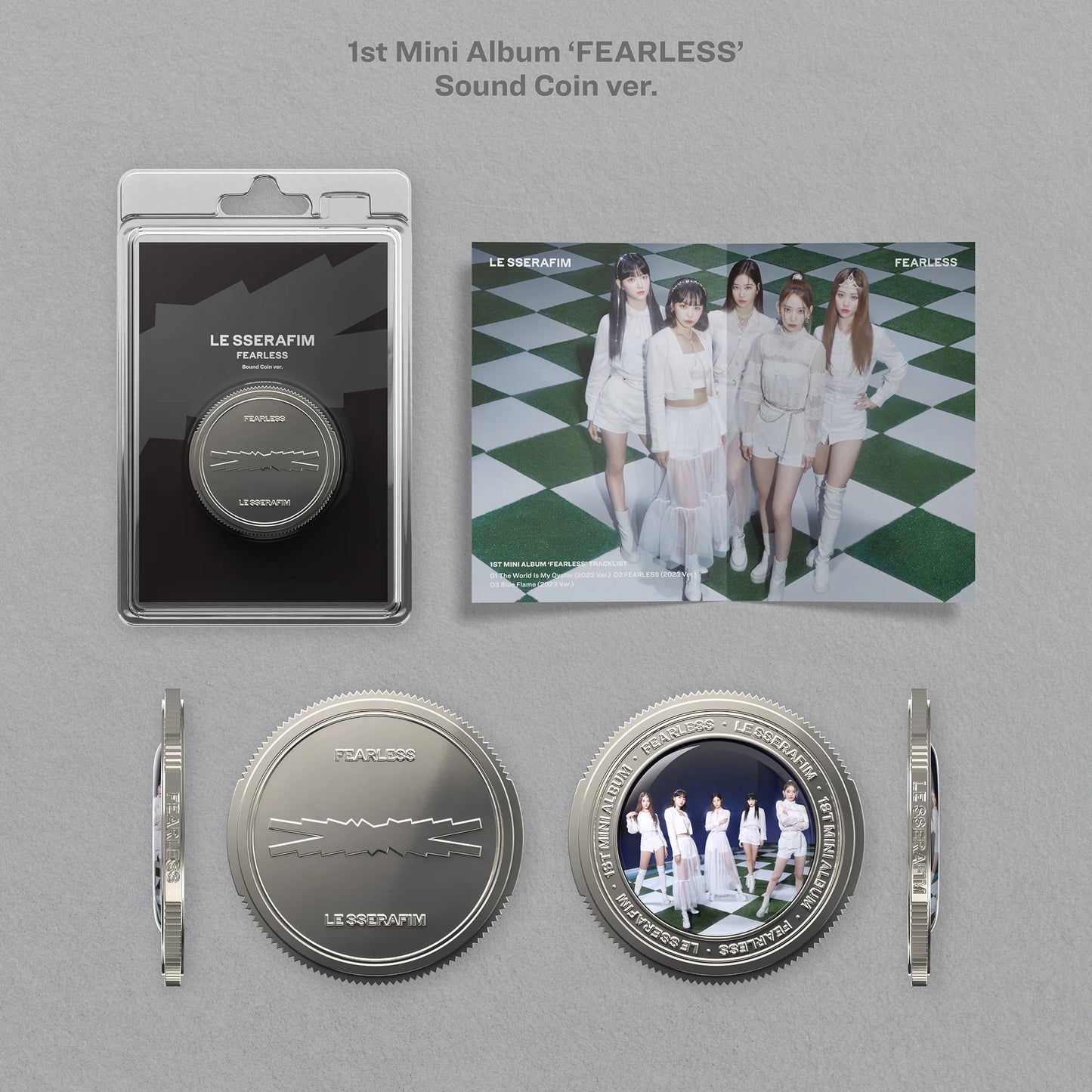 [PRE-ORDER] LE SSERAFIM - 1st Mini Album [FEARLESS] Sound Coin Ver.
