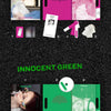 LE SSERAFIM's PUREFLOW album inclusions with various items and packaging on a black background