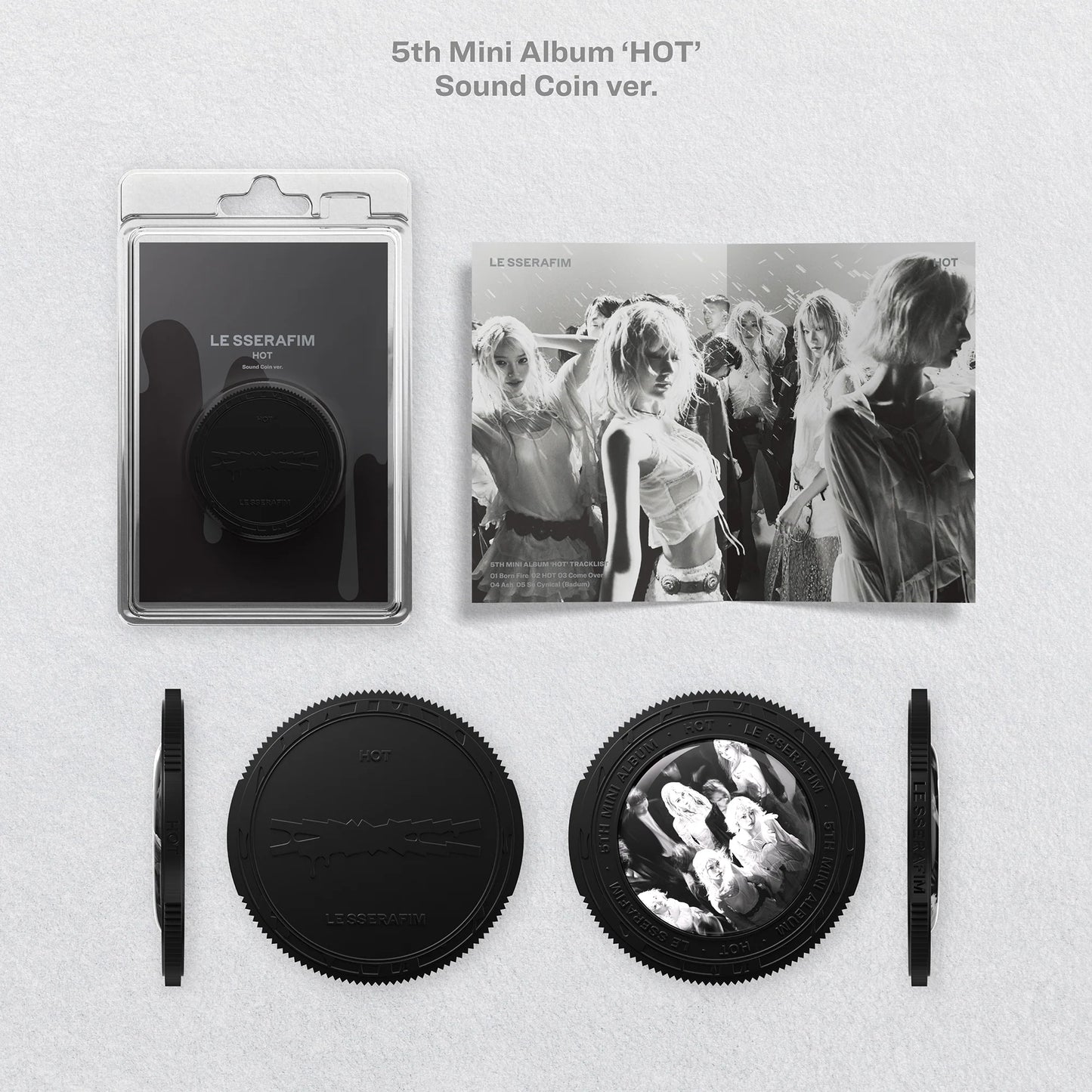 [PRE-ORDER] LE SSERAFIM - 5th Mini Album [HOT] Sound Coin Ver.