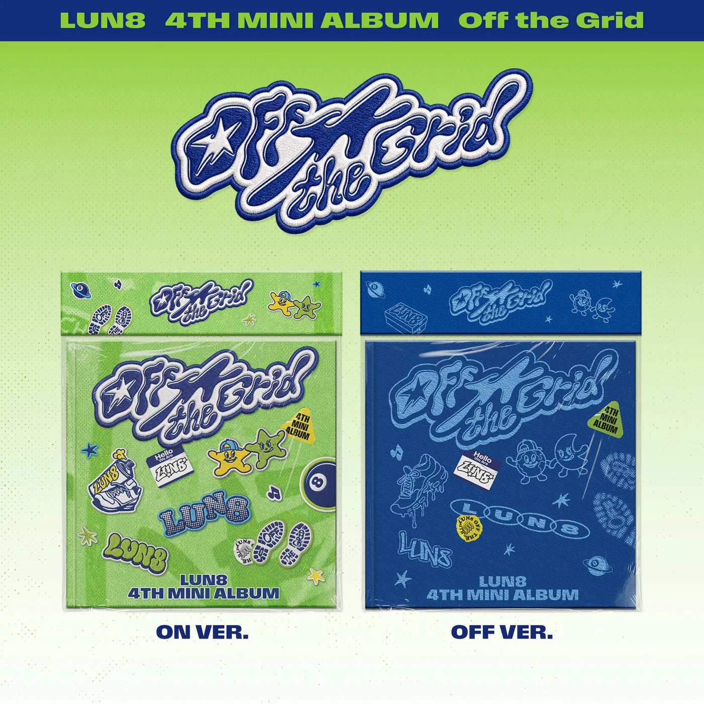 [PRE-ORDER] LUN8 - 4th Mini Album [Off the Grid]