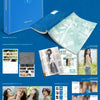 MAMAMOO's special single album packaging with blue cover and multiple images of women on a white background