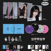 MEOVV's 2nd ep album inclusions with multiple discs, photo cards, and promotional materials on a black background