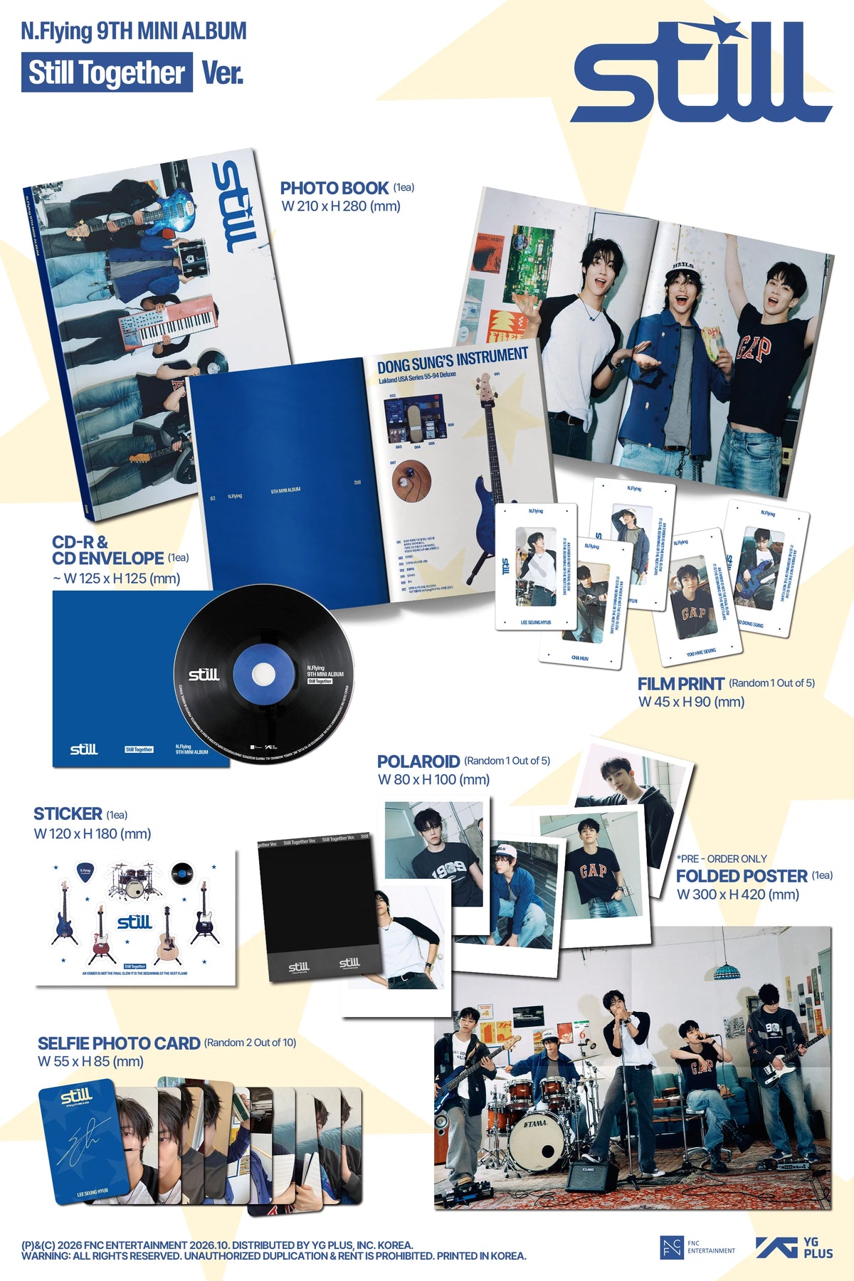 [PRE-ORDER] N.Flying - 9th Mini Album [Still] Photobook Ver.