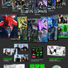 NCT127 'The 7th Album' Jet Poster  version featuring individual members' album covers, CD, posters, postcards, paper model kit, sticker sheets and photocard arranged on a dark background