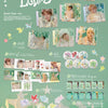 Promotional poster for a NCT WIsh's Ode to Love album with various images and text on a green background