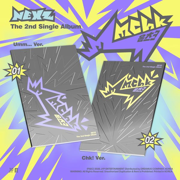 Album cover for 'NEWZ The 2nd Single Album' with two versions labeled 'Umm.