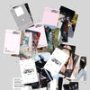 Promotional poster NMIXX's 5th ep album inclusions with various images and text.