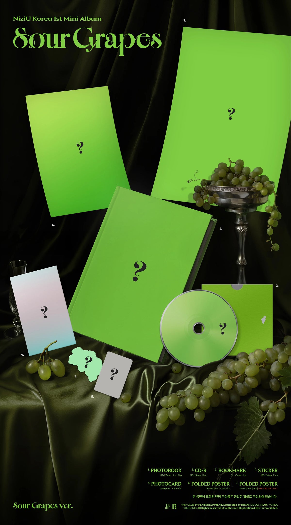 NiziU - 1st Mini Album [Sour Grapes]